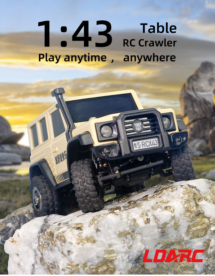 Rc Hobby Workbench - LDARC X43 1:43 Simulasi Mobil RC