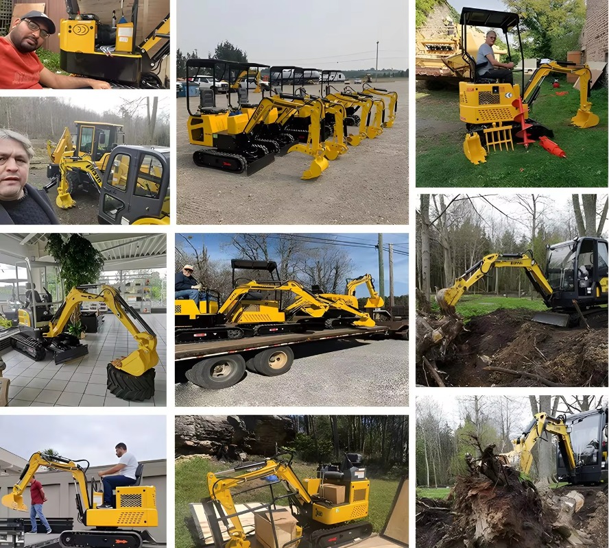 Rc Excavator Hydraulic - Excavator Mini 0.8 Ton Kustom, Excavator