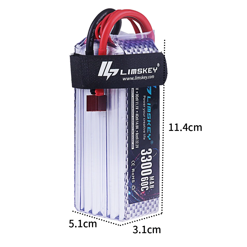 Baterai Lipo 3300mah 22.2V 60C - Rc Hobby Brand ulasan dan harga