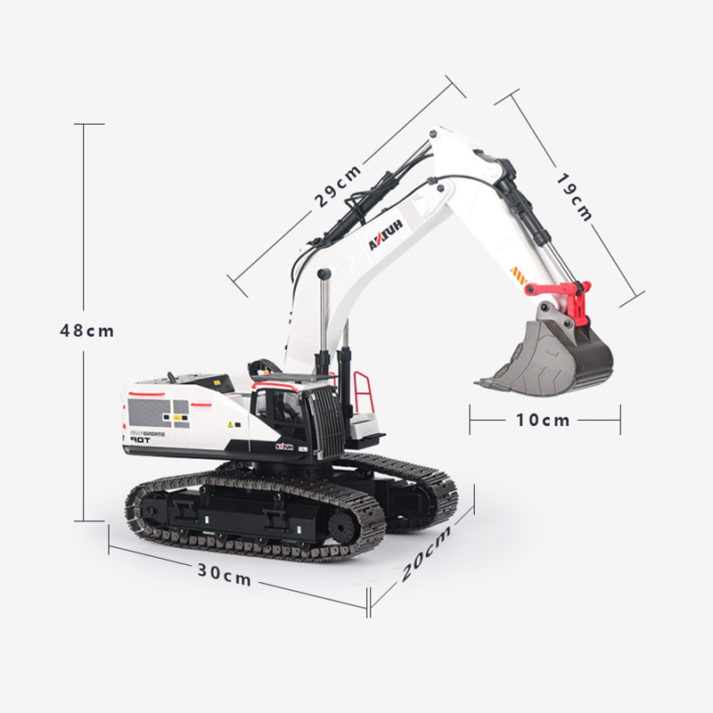 RC Excavator 1/14 HUINA Truk L - Rc Excavator Hydraulic ulasan dan harga