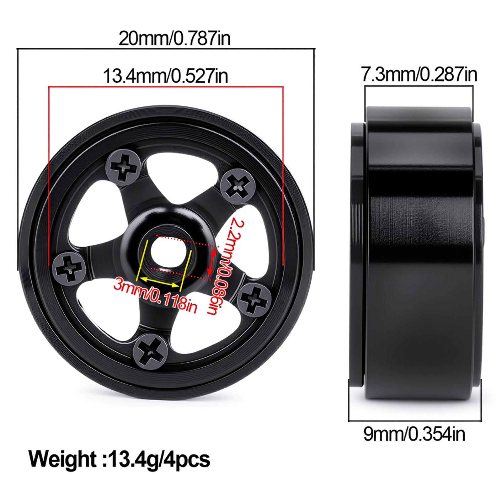 Velg RC Beadlock Aluminium All - Rc Hobby Grade Crawler ulasan dan harga