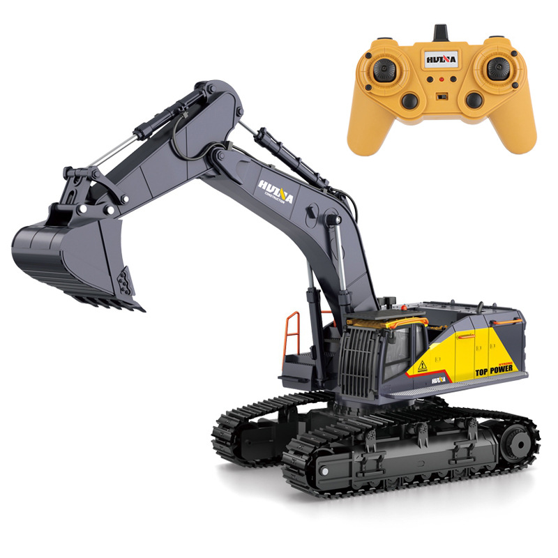 HUINA 592 1:14 Remote Control  - Rc Excavator Hydraulic ulasan dan harga