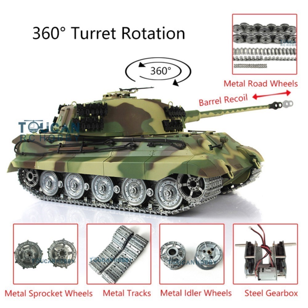 Tank RC Heng Long Skala 1/16 7 - Rc Hobby Kings ulasan dan harga