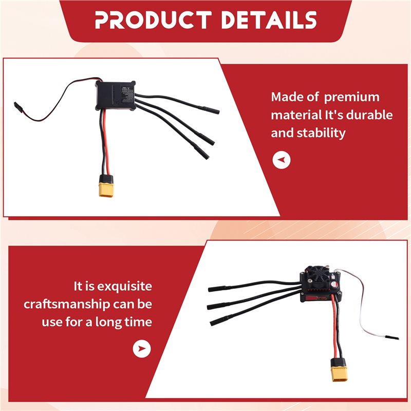 MACH-RC 75A Pengendali Kecepat - Brushless Motor 3650 ulasan dan harga