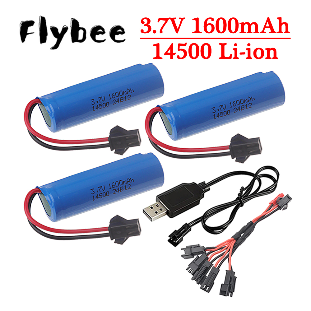 Baterai Lipo 3.7v 14500 1600mA - Rc Hobby Parts ulasan dan harga
