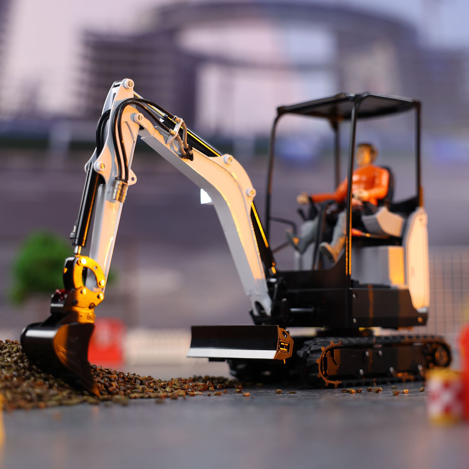 Excavator Mini RC RTR JX E20 S - Rc Excavator Hydraulic ulasan dan harga